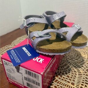 Birkenstock Kids Sparkle Sandals - Lavender